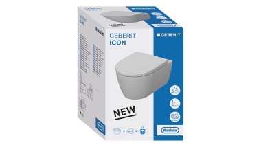 Geberit WC Pack iCon Rimfree® met EFF bevestiging / art. 501.664.00.1