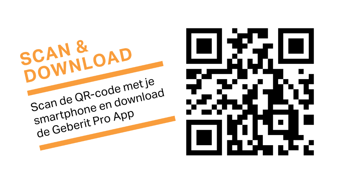 QR code Geberit Pro