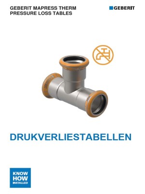 Drukverliestabellen Geberit Mapress Therm