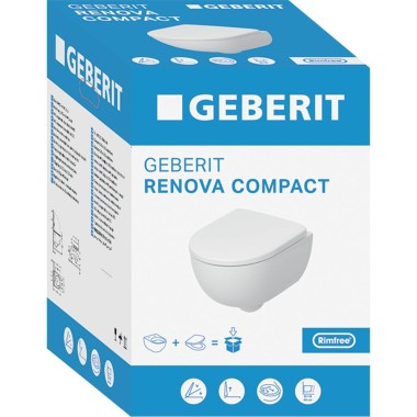 Geberit WC Pack Renova Compact Rimfree®