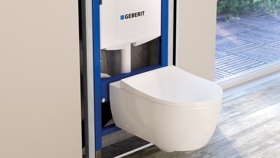 Geberit inbouwreservoir voor achter de wand