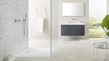 Badkamer met Geberit Setaplano douchevloer