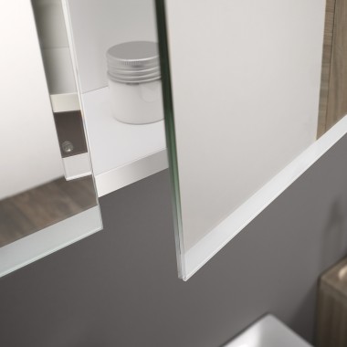 Geberit Option deur met matte strip (© Geberit)