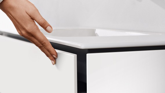 Geberit ONE onderkast met push-to-open mechanisme