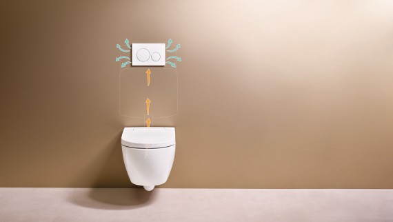 Geberit AquaClean Alba met Geberit DuoFresh Geberit AquaClean Alba met Geberit DuoFresh