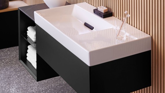 Geberit ONE wastafel met KeraTect® glazuur Geberit ONE wastafel met KeraTect® glazuur