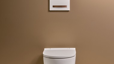 Wandcloset keramiek uit de Geberit ONE badkamerserie (© Geberit)