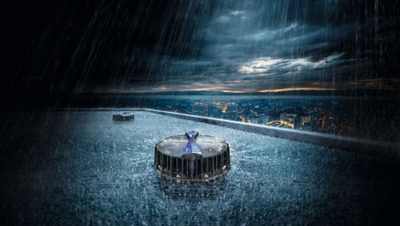 Geberit PE leidingsysteem voor dakafwatering