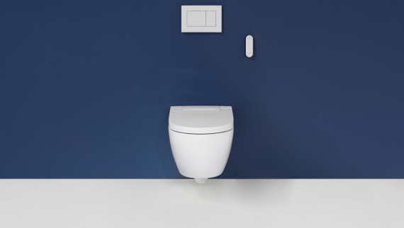 Red dot award 2024 voor Geberit AquaClean Alba