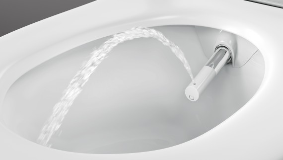 Geberit AquaClean Sela met WhirlSpray douchestraal