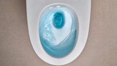 Spoelrandloze wc met TurboFlush spoeltechnologie: Geberit AquaClean Mera
