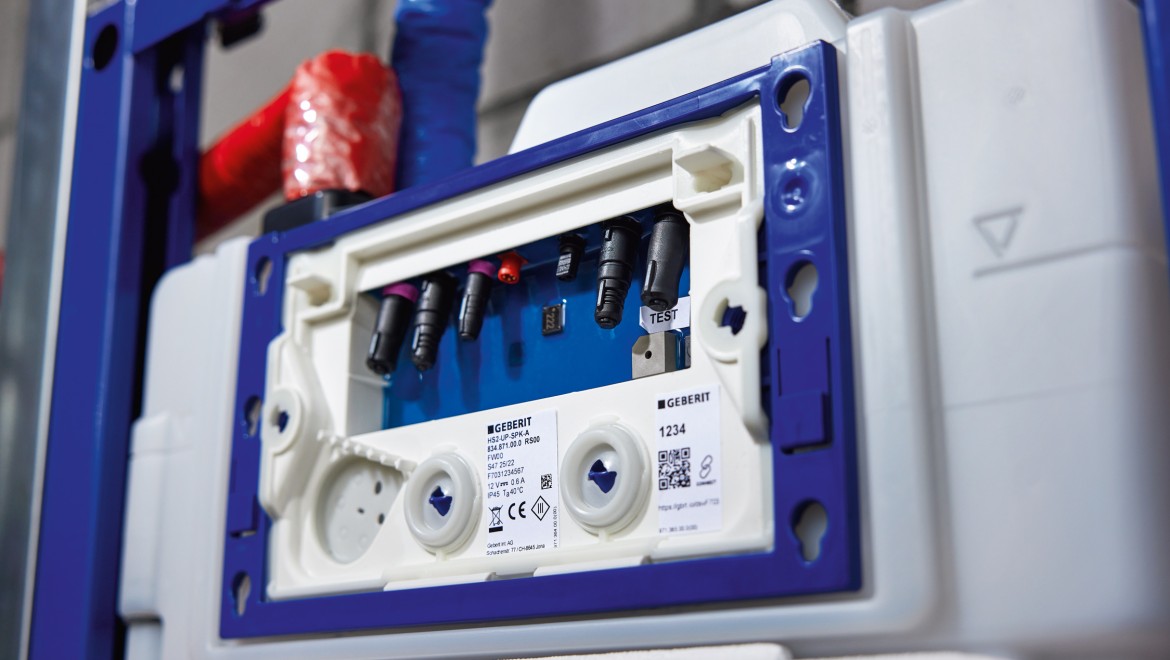Geberit HS50 Hygienische spoeling in de inbouwspoelreservoir