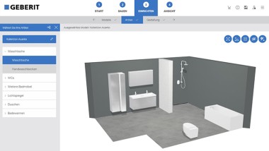 Beeld van de 3D Badkamerplanner