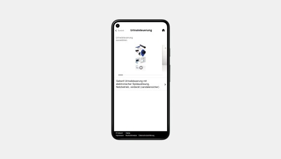 Productzoeker voor urinoirsturingen Productzoeker voor urinoirsturingen