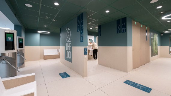 Typisch ontwerp van een 2theloo toiletgroep Typisch ontwerp van een 2theloo toiletgroep