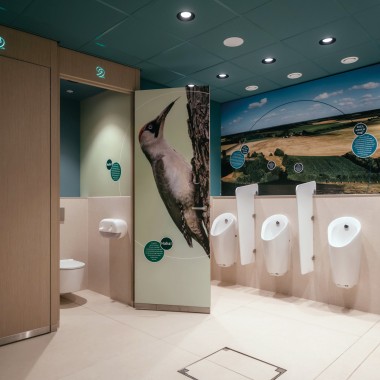 Geberit Preda urinoir met automatische spoeling Geberit Preda urinoir met automatische spoeling