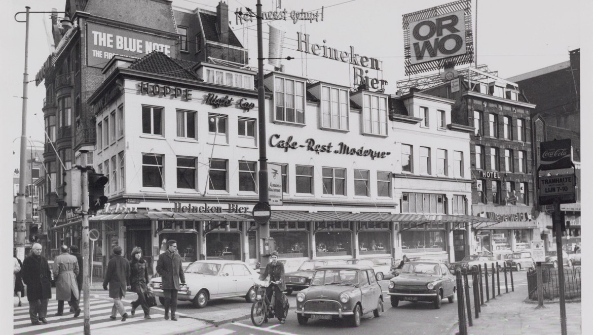 Het gebouw in 1972 (© Stadsarchief Amsterdam)