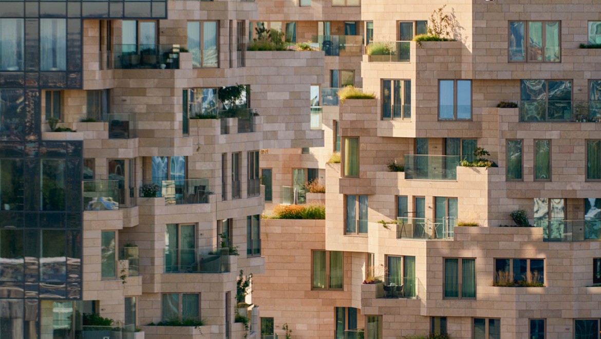 "The Valley" daagt de gebruikelijke notie van architectuur uit (© Marcel Steinbach)