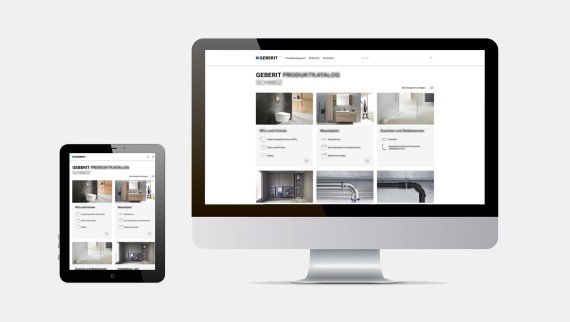 Geberit online product catalogus