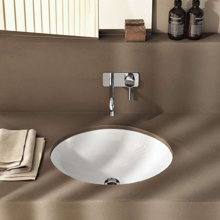 Geberit VariForm onderbouwwastafel rond Geberit VariForm onderbouwwastafel rond