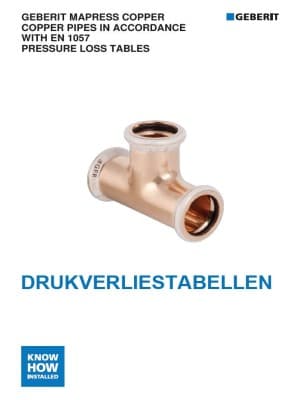 Drukverliestabellen Geberit Mapress koper Drukverliestabellen Geberit Mapress koper