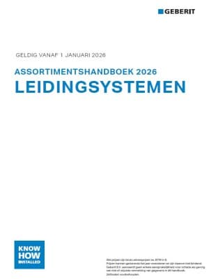 Geberit assortimentshandboek - Leidingsystemen 2026 Geberit assortimentshandboek - Leidingsystemen 2026