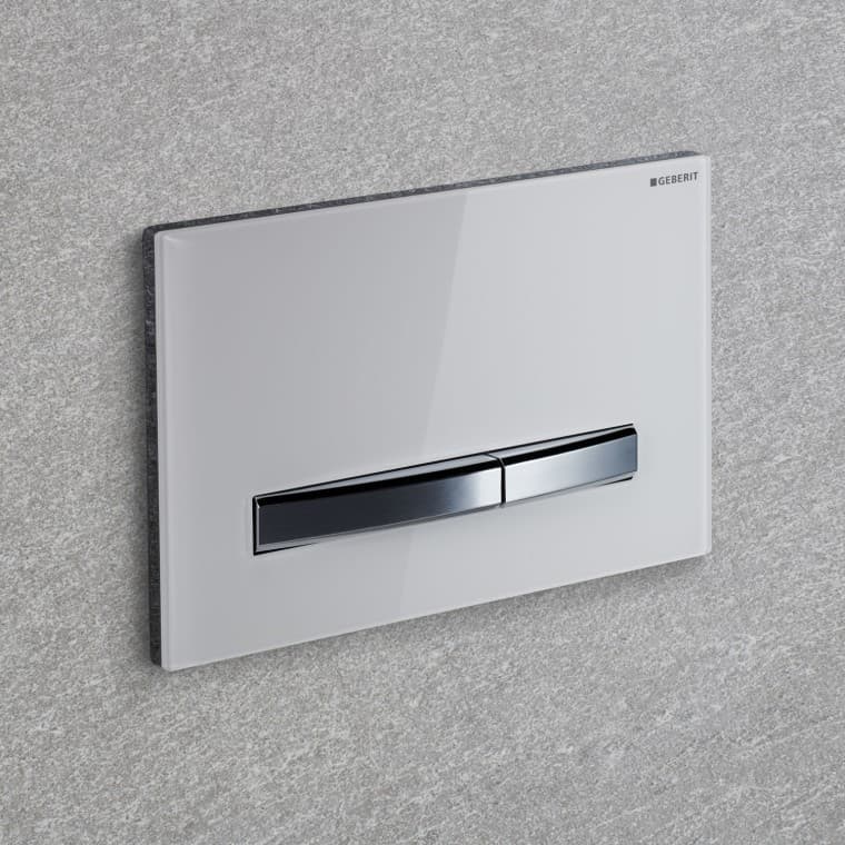 Witte bedieningsplaat Geberit Sigma50 Square Witte bedieningsplaat Geberit Sigma50 Square