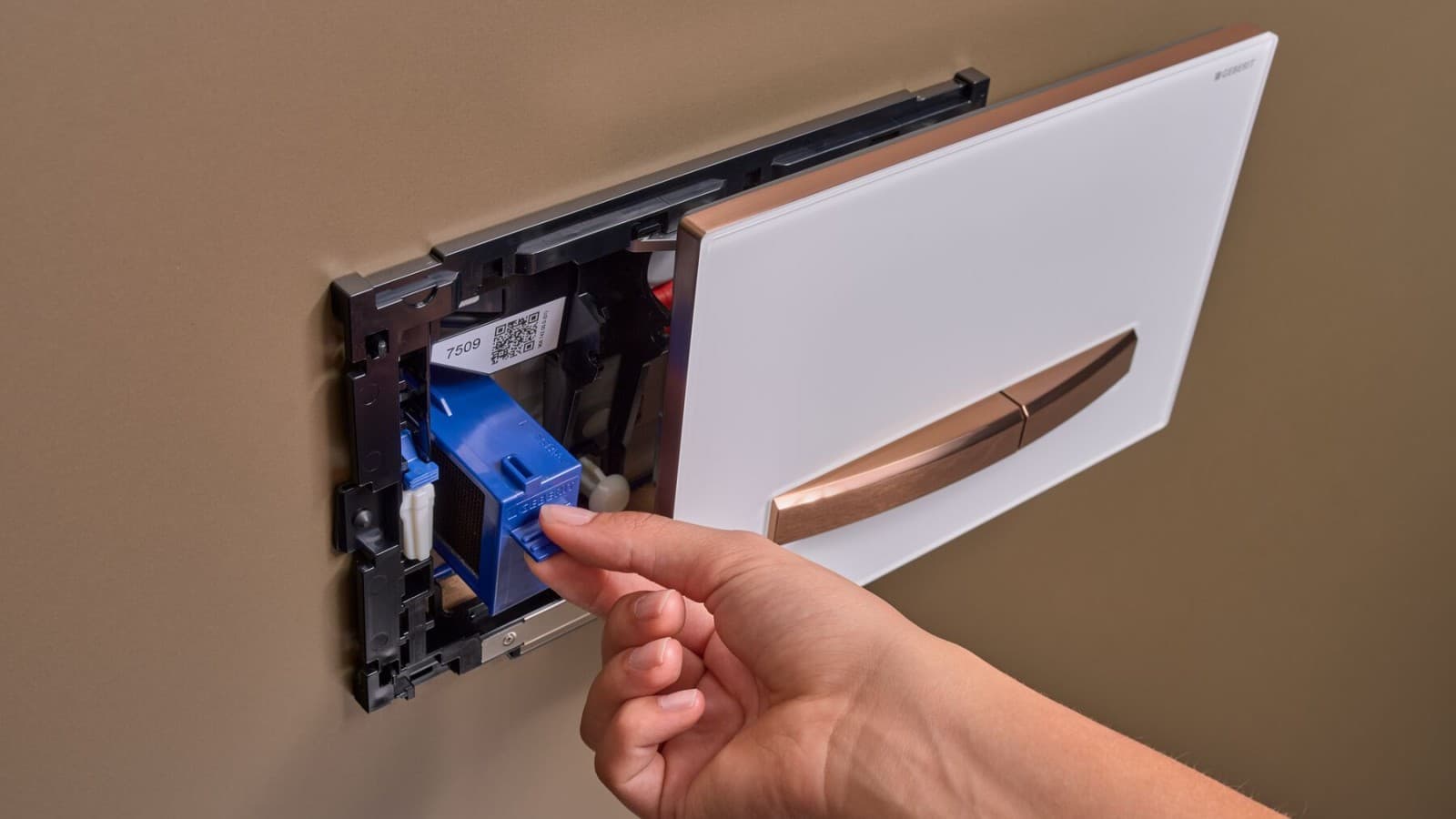 Bedieningsplaat Geberit Sigma50 met Geberit DuoFresh Bedieningsplaat Geberit Sigma50 met Geberit DuoFresh