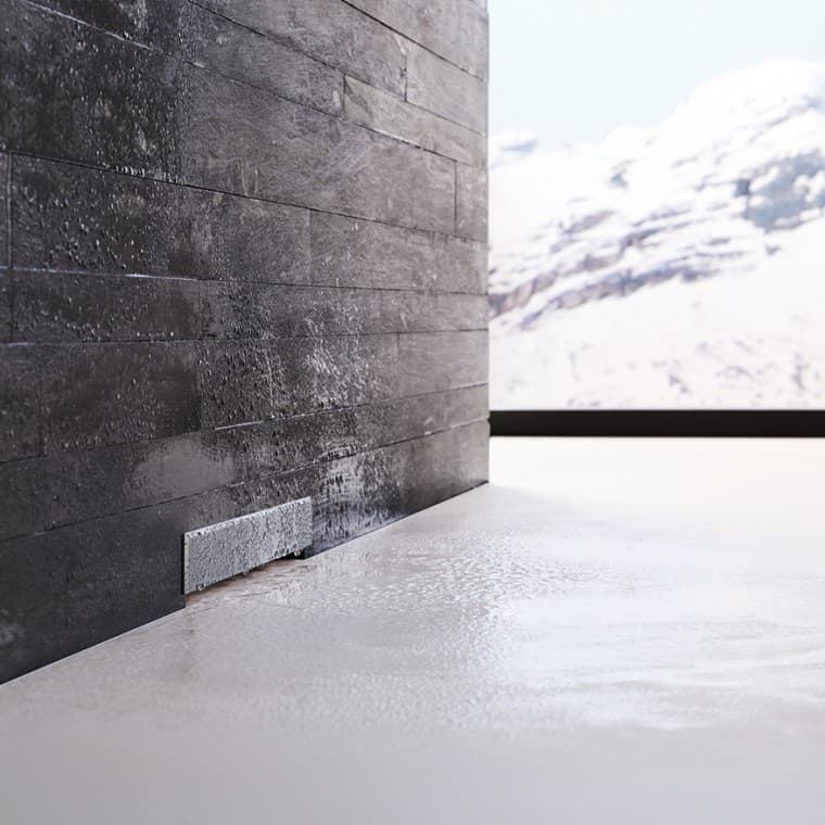 Geberit wandafvoer in de wand Geberit wandafvoer in de wand