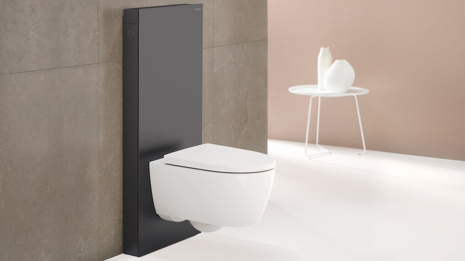 Badkamer met Geberit Monolith Badkamer met Geberit Monolith