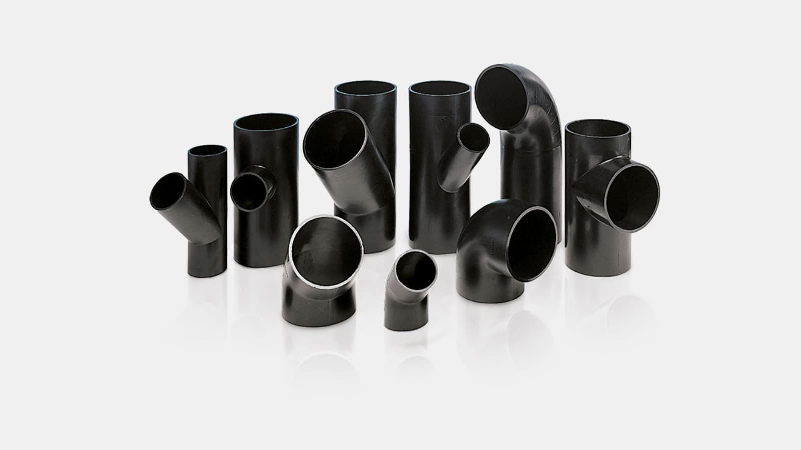 Fittingen voor het Geberit PE afvoersysteem Fittingen voor het Geberit PE afvoersysteem