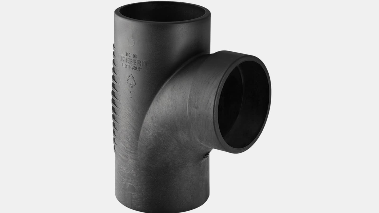 Geberit Silent-db20 stroom T-stuk 88,5° Geberit Silent-db20 stroom T-stuk 88,5°