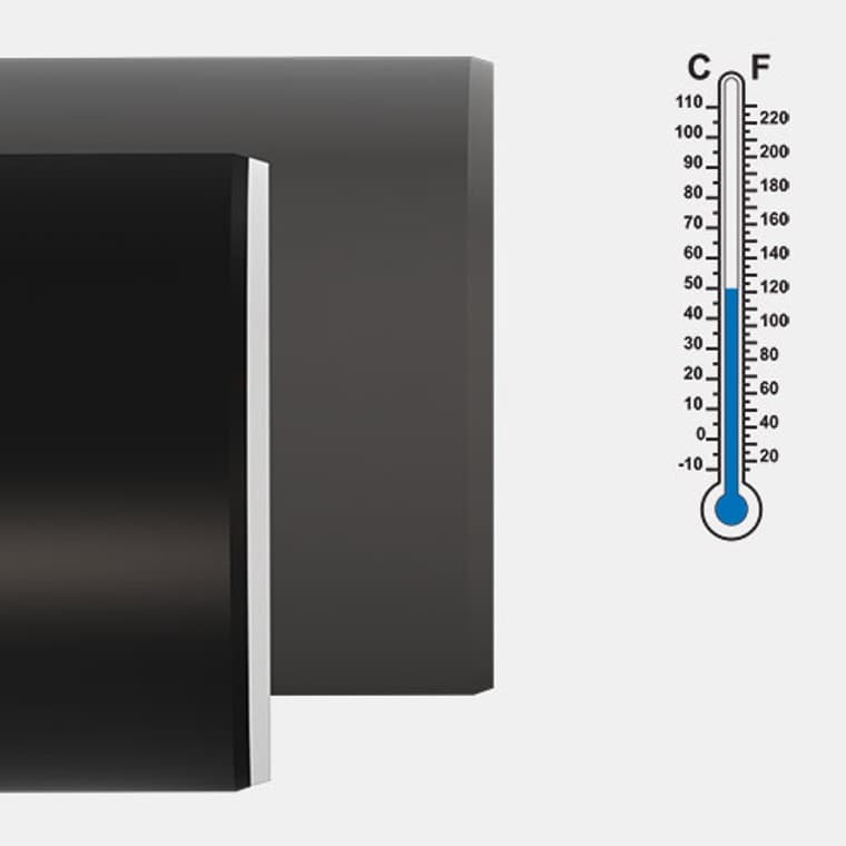 Installatie zonder overgangsmoffen: Geberit Silent-PP kan zonder overgangsmoffen worden geïnstalleerd. Dit verkort de montagetijd en bespaart kosten. Installatie zonder overgangsmoffen: Geberit Silent-PP kan zonder overgangsmoffen worden geïnstalleerd. Dit verkort de montagetijd en bespaart kosten.