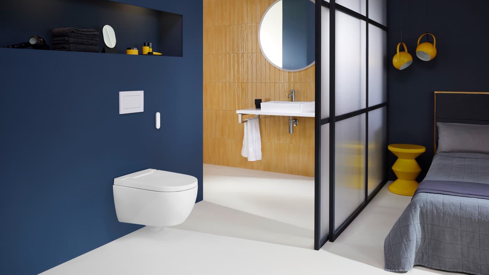 Geberit AquaClean Alba met bedieningsplaat Sigma30 Geberit AquaClean Alba met bedieningsplaat Sigma30