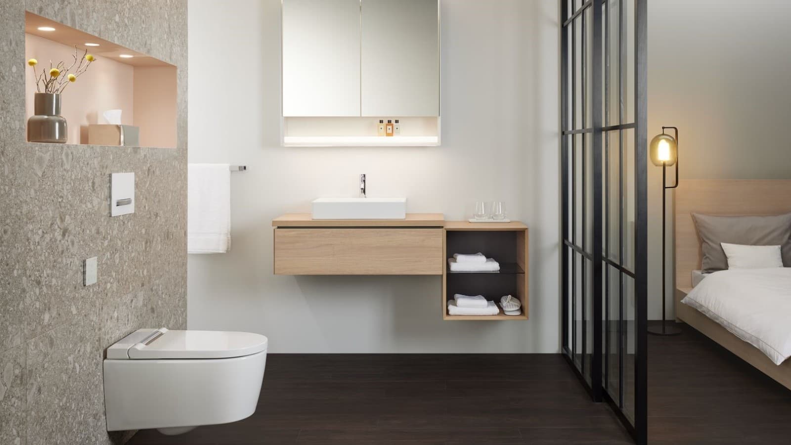 Geberit AquaClean Sela in een hotel Geberit AquaClean Sela in een hotel