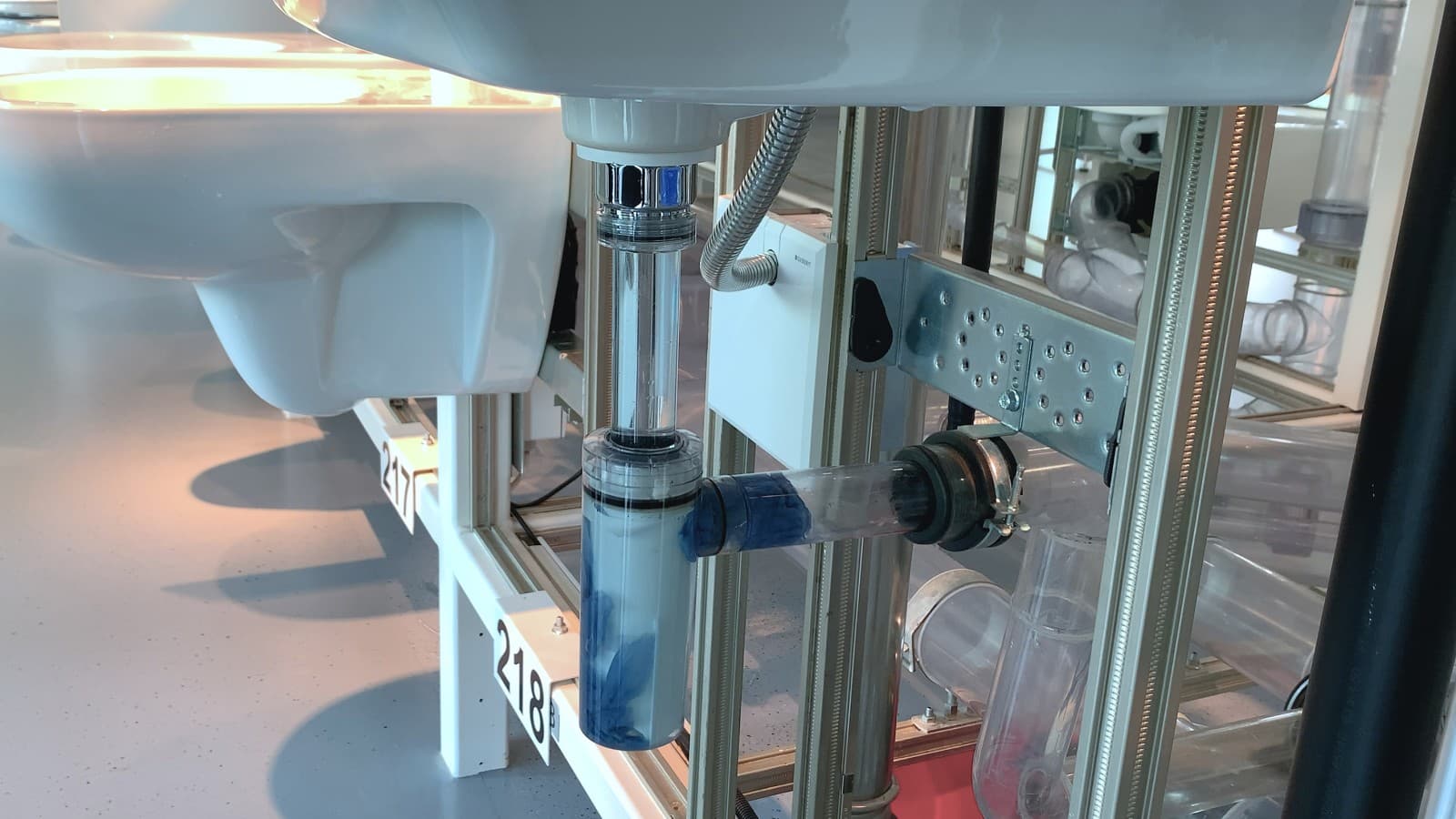 Verstopte bekersifon Verstopte bekersifon