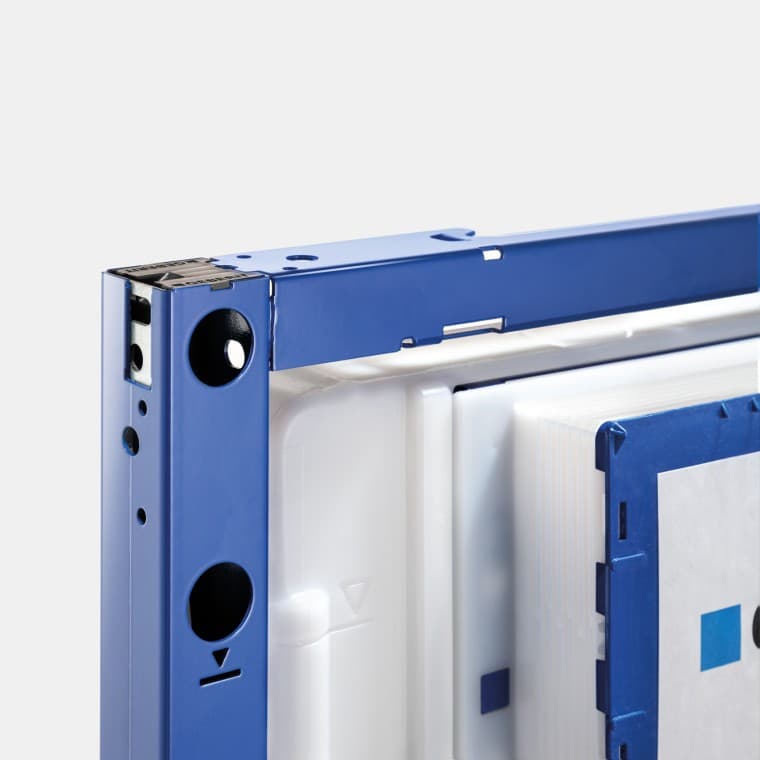 Alternatieve positie voor wandankers Alternatieve positie voor wandankers