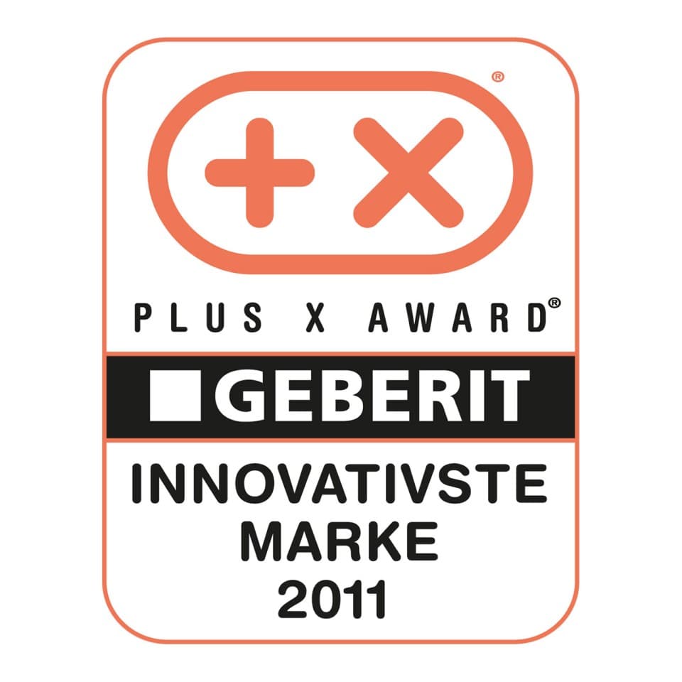 Plus X Award voor Geberit als het innovatiefste merk Plus X Award voor Geberit als het innovatiefste merk