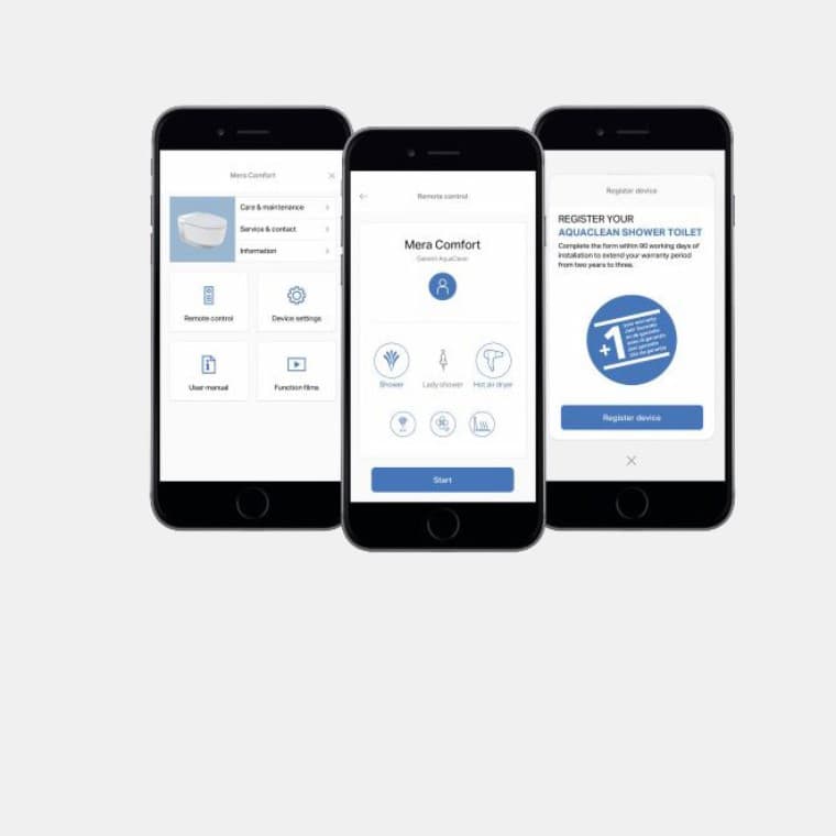 Geberit Home-app Geberit Home-app