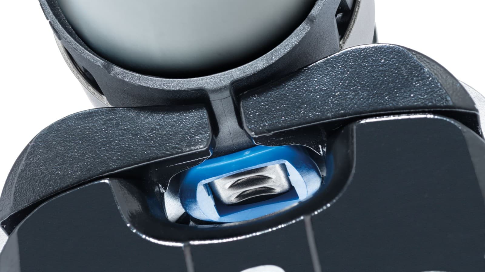 Gereedschap wordt geleid door de persindicator bij Geberit FlowFit Gereedschap wordt geleid door de persindicator bij Geberit FlowFit