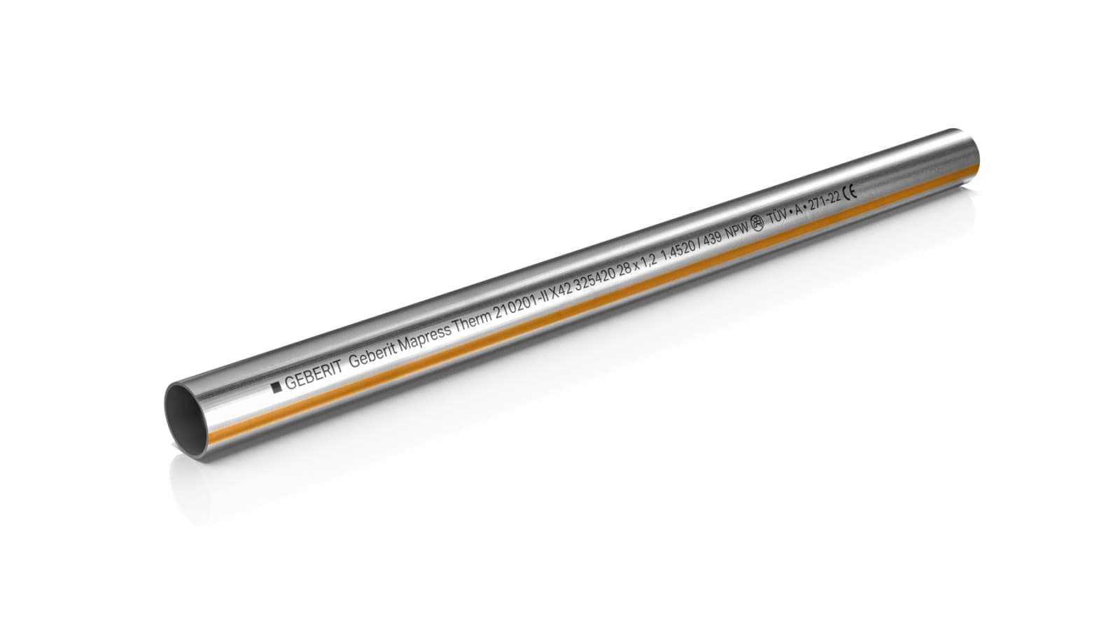 Geberit Mapress Therm systeemleidingen Geberit Mapress Therm systeemleidingen